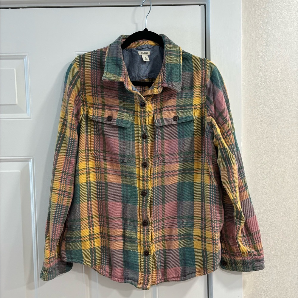 LLBean cotton shirt/jacket